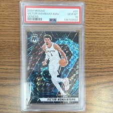 Panini 2024-25 Mosaic Victor Wembanyama Genesis #31 PSA 10 San Antonio Spurs