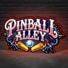 Pinball Alley Pinball Topper 3D Printed LED L...