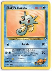 Misty's Horsea 86/132 Gym Heroes Common Unlimited