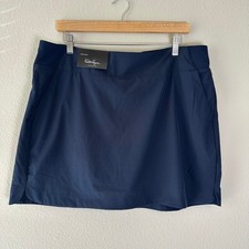 Walter Hagen Performance 11 Core Skort Navy Blue Golf Tennis Skirt Womens XL NWT