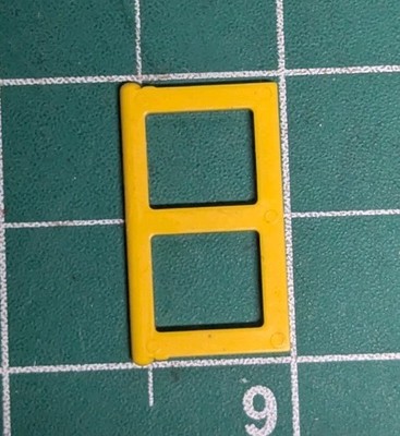 Lego 3854 Pane for Window 1 x 2 x 3, Yellow