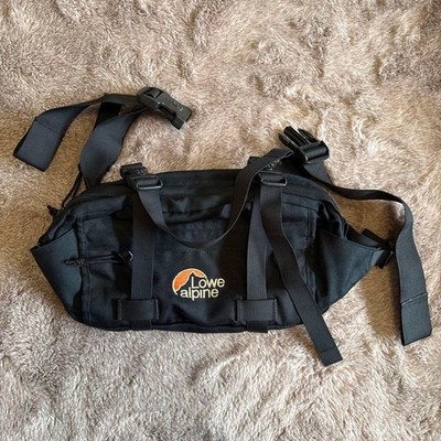Lowe Alpine Body Bag Waist Pouch Black Used Vintage Y2K Casual