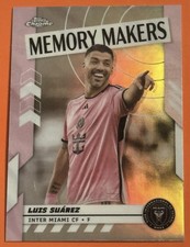 2024 Topps Chrome MLS Luis Suarez Memory Makers Refractor ⚽️
