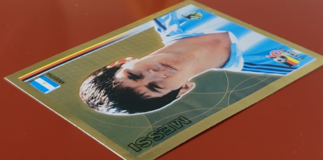 2006 Navarrete Alemania World Cup Lionel Messi Sticker #134 Argentina C1 view 3