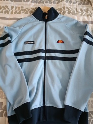 Men's Ellesse Track Top. Blue. Excellent Condition. Size Medium