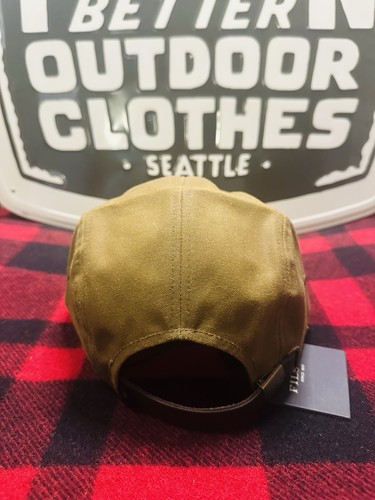 FILSON SHORT DUCKBILL CAP DARK TAN 20234378 HAT BAG OS NEW WITH TAGS VERY RARE - Picture 7 of 8