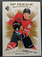 Mike Hardman 2021-22 SP - SP Rookie Authentics  #138 Gold /399 (RC)