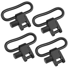 4 PCS Quick Release Sling Swivel 1.25'' Heavy Duty Tri-Lock 2 Point Sling Att...