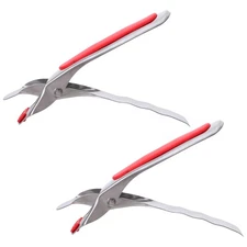 2 Pcs Anti-scald Dish Holder Anti-scalding Clip Bowl Plate Clamp