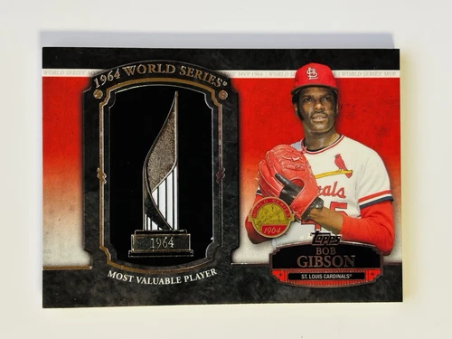 Bob Gibson 2013 Topps 1964 World Series MVP Trophy Baseball #WSMVP-BG JB