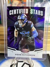 2025 Panini Certified #CST-AHN Aidan Hutchinson Certified Stars Lions