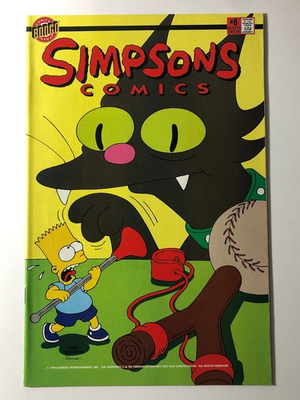 #ad Simpsons Comics #8 Bongo Comics 1995 Bart Simpson Cover Newsstand Variant Edna 1 $11.99