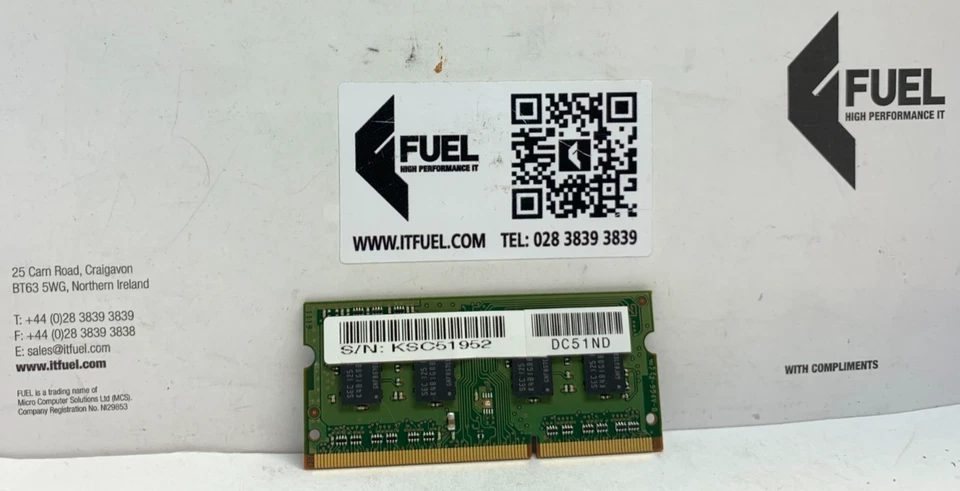 Samsung 2GB DDR3 SD Ram memory module PC3-10600 - M471B2873FHS-CH9 - Image 3 of 3