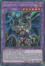 Yugioh! LP Archfiend's Manifestation - FIGA-EN034 - Secret Rare - 1st Edition Li