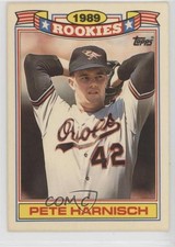 1990 Topps Jumbo Pack Glossy Rookies Pete Harnisch #12 0kz8