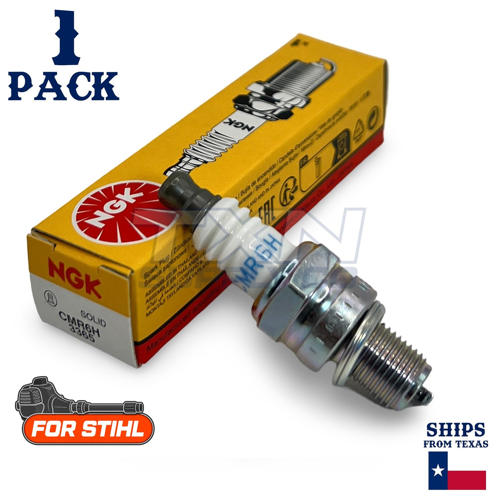 1 Pack NGK Spark Plug - For KM 130 Stihl KombiMotor