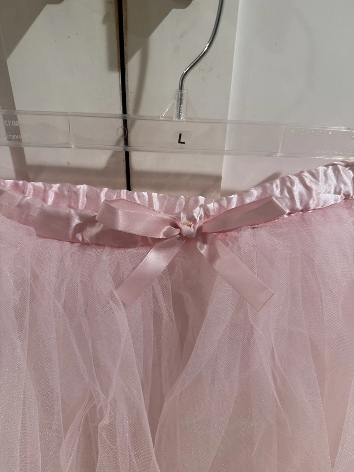 Vibrante Falda de Tul ROSA para Adultos Disfraz de Halloween Talla TALLA ÚNICA   Foto 4 de 4