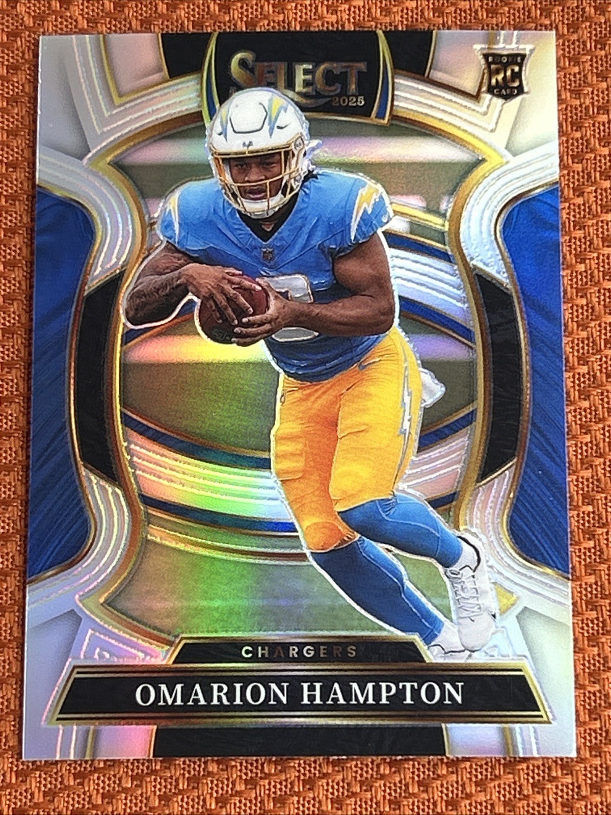 2025 Panini Select - Concourse Omarion Hampton #2 Silver Prizm (RC)