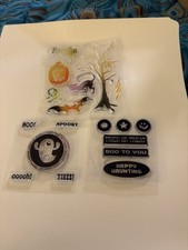 Halloween Clear Stamps 18 pcs.