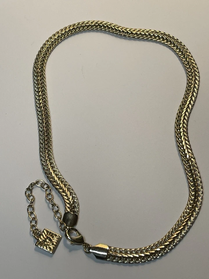 Anne Klein женщин золотистый цепочка ожерелье 28 32 регулируемый омар застежка - Изображение 3 из 4