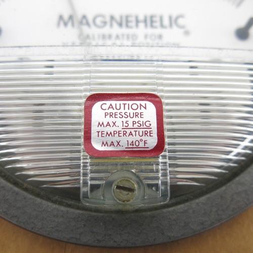 DWYER SERIES 2000 MAGNEHELIC DIFFERENTIAL PRESSURE GAGE PART # 2000-00 - Picture 6 of 8