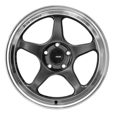 Konig Hyperspec For 18x8.5 Wheel 5x114.3 ET35 Anthracite Metallic With Mirror