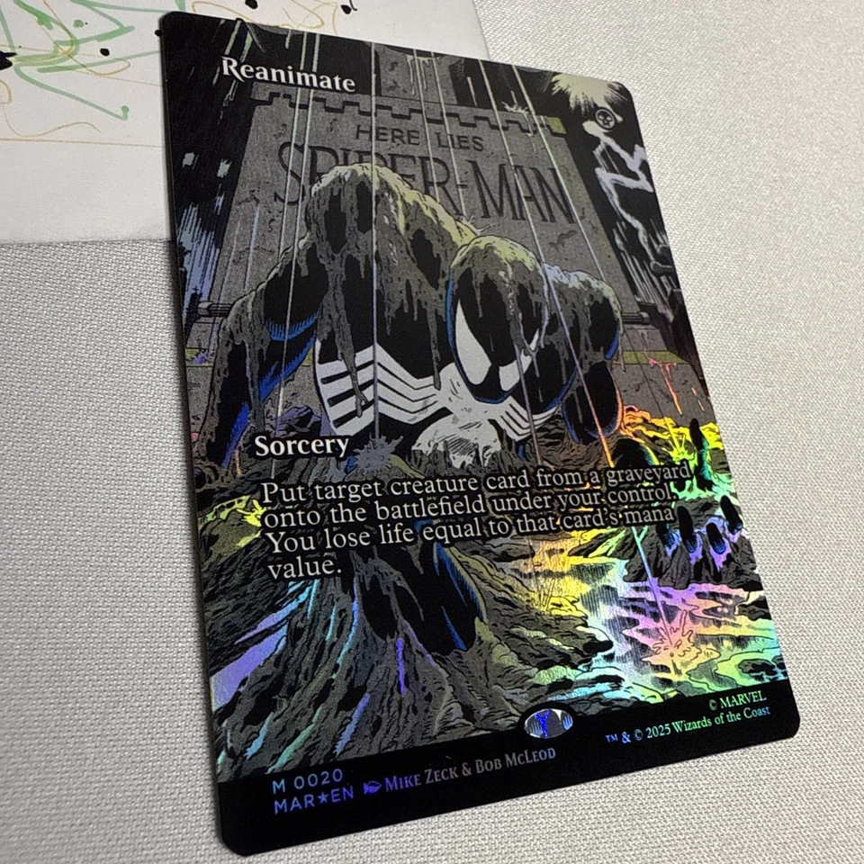 X1 Foil Borderless Reanimate from MAR - Image 2 of 3