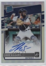 2020 Donruss Optic Rated Rookie Signatures Holo Prizm Jake Rogers Auto 0m5h