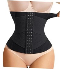 Waist Trainer for Women Corset Shapewear Waist Cincher Tummy Control Large Black