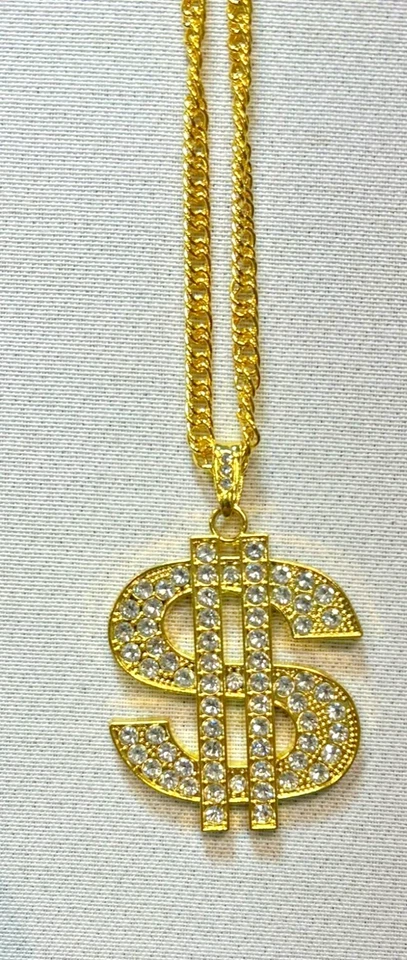 Ретро хиппи 60-х 70-х диско костюм комплект унисекс черные брюки парик ожерелье классический - Изображение 4 из 4