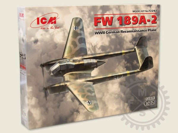 Fw 189A-2, Wwii German Reconnaissance Plane / 1:72 - Icm-image
