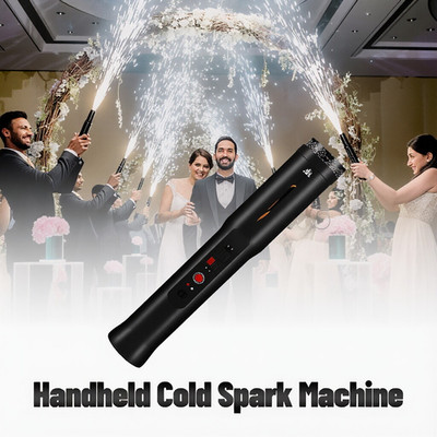 2/5PCS Handheld Portable Sparkler Cold Spark Machine Indoor Outdoor Wedding Club