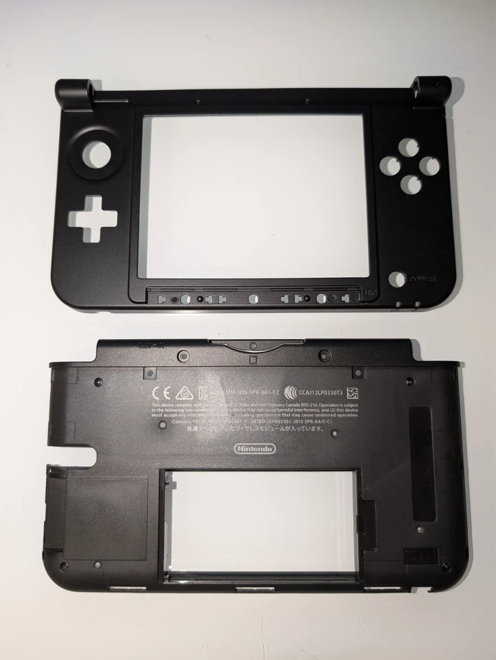 Nintendo 3DS XL Shell Replacement Original OEM Red Black White Restoration Kit - Image 3 of 4