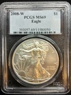 2008-W American Silver Eagle Dollar PCGS MS69