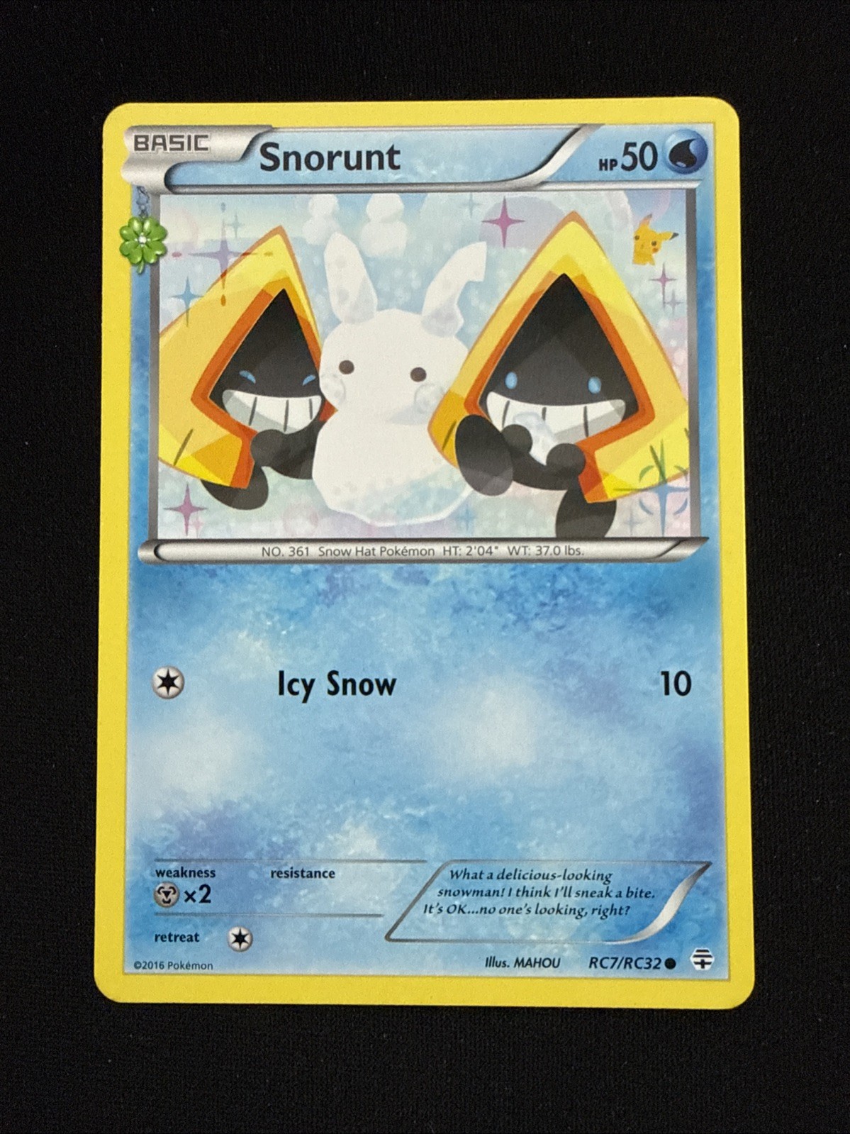 Snorunt #RC7/RC32 - Pokémon TCG - XY Generations Radiant Collection - NM