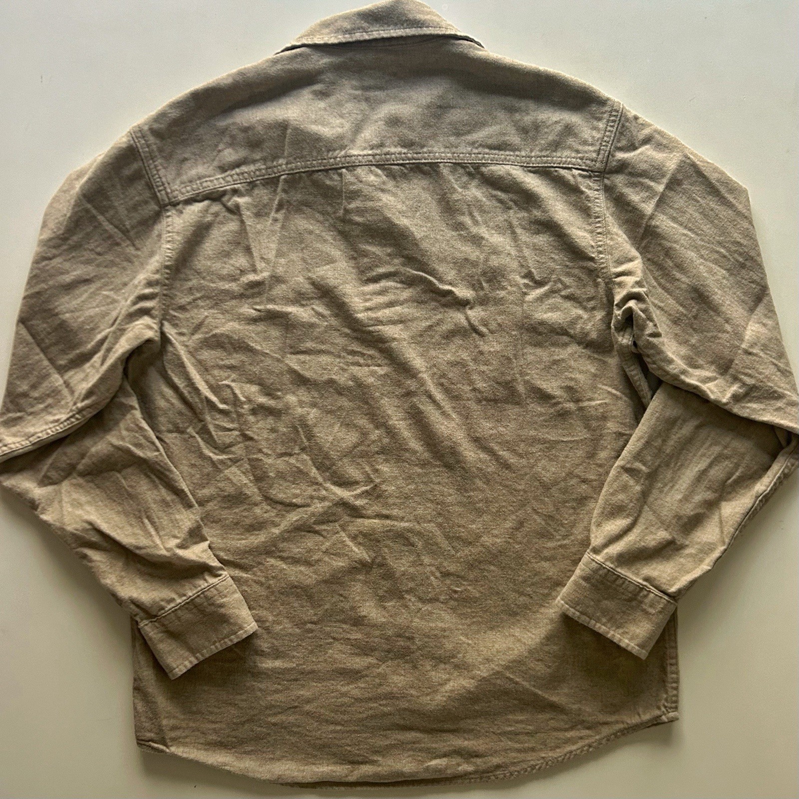 RedHead Beige Solid Button Down Shirt Men’s Mediu… - image 4