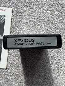 Xevious Atari 7800, 1987 Complete CIB w/ Warranty Card Tested Working
