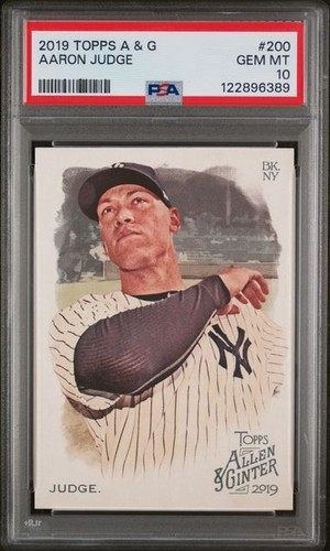 Aaron Judge 2025 Topps Allen & Ginter #200 PSA 10 Yankees