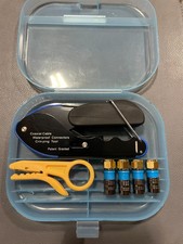 Coaxial Cable Waterproof Connectors Crimping Tool: For Compression RG-59, RG-6.