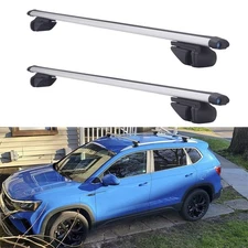 53" Top Roof Rack Cross Bar Cargo Luggage Carrier Set For VW Chevrolet Ford