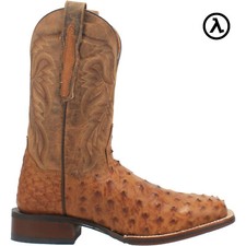 DAN POST ALAMOSA FULL QUILL OSTRICH BOOTS DP3876  ALL SIZES - NEW