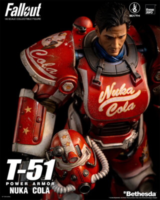 Threezero Fallout 1/6 T-51 Nuka Cola Power Armor Collectibles