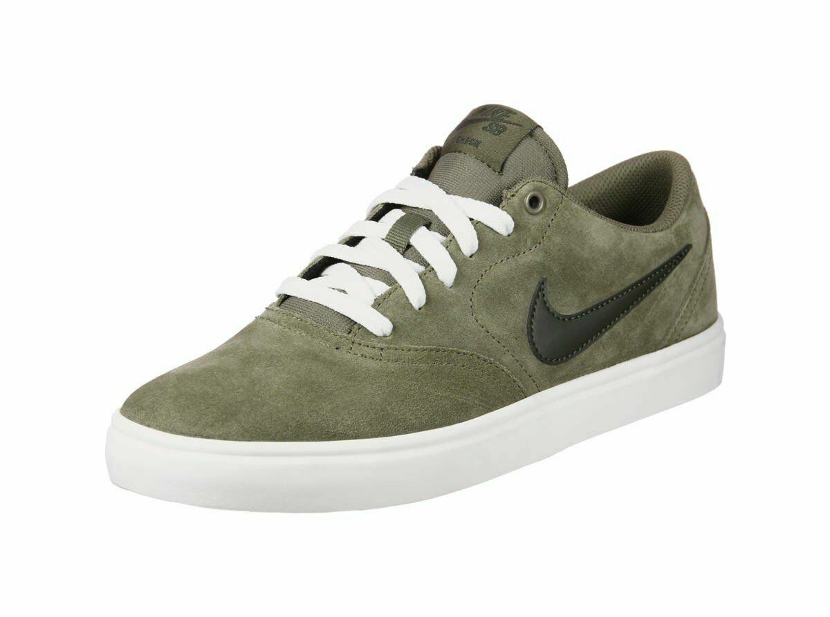 NIKE SB CHECK SOLAR SUEDE TRAINERS 
