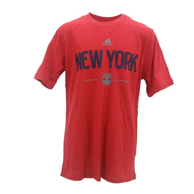 New York Red Bulls Official MLS Adidas Apparel Kids Youth Size T-Shirt New Tags | eBay