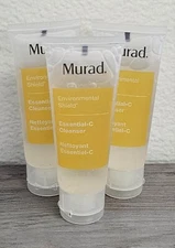 3 X Murad Environmental Shield Essential C Cleanser 1.5 fl oz each New
