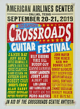Eric Clapton Crossroads Guitar Festival 2019 poster JEFF BECK, BILLY GIBBONS