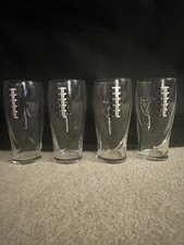 Guinness 20 Oz Gravity Glasses With Football ...