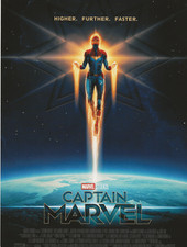 Captain Marvel A4 Movie Poster from Odeon - Carol Danvers Ms Marvel