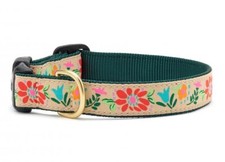 Up Country Dog Collar Tapestry Floral Adjustable Made In USA XS S M L XL XXL