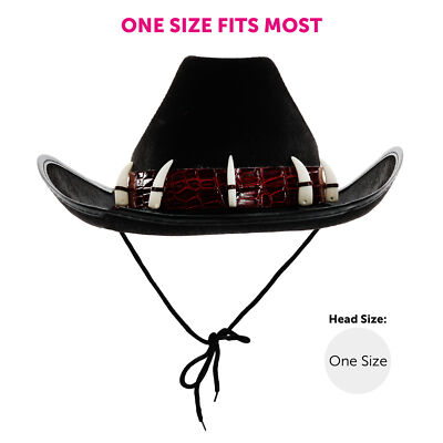 Shark Tooth Hat - Australian Outback Crocodile Hunter Fancy Dress Costume Hat
